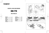 Manual del Usuario DM 770 Uživatelský manuál