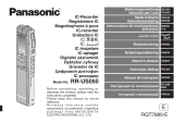 Panasonic RR US050 Uživatelský manuál