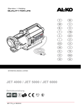AL-KO Garden Pump Jet 4000 Comfort Uživatelský manuál