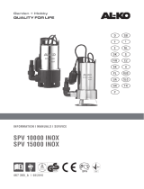 AL-KO Drainage Pump SPV 15000 Inox, 15,000 L / h Uživatelský manuál