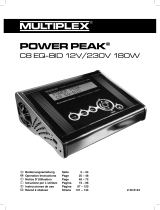 MULTIPLEX Power peak C8 EQ-BID 12V/230V 180W Návod k obsluze