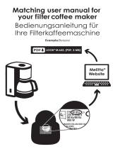 Melitta CAFÉFUN® & DeLuxe M630 Operativní instrukce