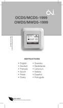 OJ Electronics MWD5 Operativní instrukce