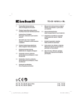 EINHELL TE-CD 18/50 Li-i BL (2x2,0Ah) Uživatelský manuál