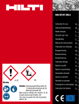 Hilti HIT-HY 200-A Uživatelská příručka