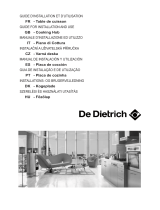 De Dietrich DTG795X Návod k obsluze