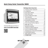 Mettler Toledo Transmitter M800Transmitter M800 Operativní instrukce