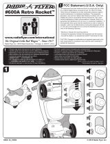Radio Flyer Retro Rocket Operativní instrukce