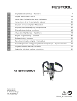 Festool MX 1600/2 REQ DUO DOUBLE Operativní instrukce