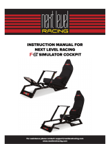 Next Level f-gt simulator cockpit Uživatelský manuál