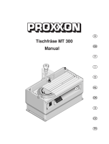 Proxxon MT 300 Uživatelský manuál