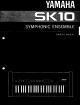 Yamaha Symphonic Ensemble SK10 Návod k obsluze