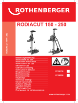 Rothenberger Drill stand RODIACUT Uživatelský manuál