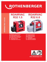 Rothenberger Vacuum pump ROAIRVAC Uživatelský manuál