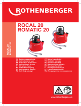Rothenberger Decalcifying pump ROMATIC 20 Uživatelský manuál