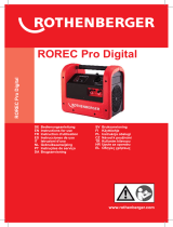 Rothenberger ROREC Pro Digital Uživatelský manuál