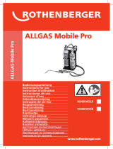 Rothenberger Mobile brazing device ALLGAS Mobile Pro Uživatelský manuál