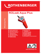 Rothenberger Leak detection device ROLeak Aqua Plus Uživatelský manuál