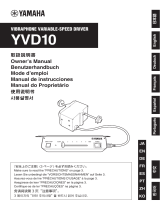 Yamaha Vibraphone Variable-Speed Driver YVD10 Uživatelský manuál