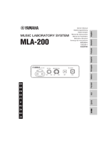 Yamaha MLA-200 Music Laboratory System Návod k obsluze