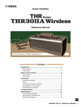 Yamaha THR Series Wireless Guitar Amplifier THR30IIA Uživatelský manuál
