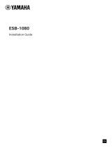 Yamaha ESB-1080 instalační příručka