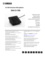 Yamaha CS-700 Extension Microphone [XM-CS-700] Uživatelský manuál