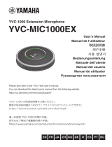 Yamaha YVC-MIC1000EX Uživatelský manuál