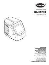 Hach QbD1200 AutoSampler Uživatelský manuál