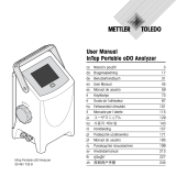 Mettler Toledo InTap Portable oDO Analyzer Uživatelský manuál
