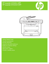 HP LaserJet M1522 Multifunction Printer series Uživatelský manuál