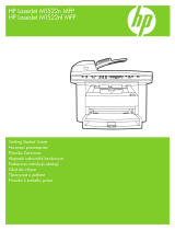 HP (Hewlett-Packard) LaserJet M1522 Multifunction Printer series Uživatelský manuál