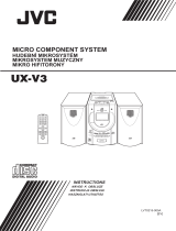 JVC UX-V3 Uživatelský manuál