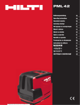 Hilti PML 42 Operativní instrukce