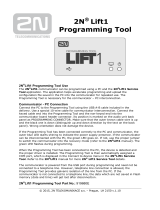 2N Lift1 Programming Tool Návod k obsluze