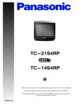 Panasonic TC14S4RP Operativní instrukce