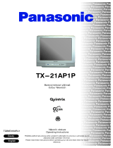 Panasonic TX21AP1P Operativní instrukce