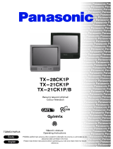 Panasonic TX28CK1P Operativní instrukce