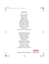 Electrolux AEG MS 100 Uživatelský manuál