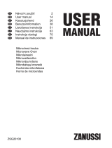 Zanussi ZSG20100XA Uživatelský manuál