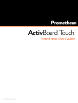 promethean ActivBoard 10 Touch Uživatelská příručka
