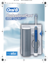 Braun MD18, 8500 Professional Care OxyJet Uživatelský manuál