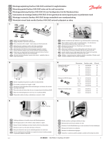 Danfoss VHX-DUO valve set for wall connection instalační příručka