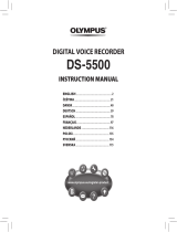 Olympus DS 5500 Uživatelský manuál
