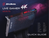 Avermedia Live Gamer 4K GC573 Uživatelská příručka