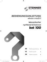 Steinner KET100 Uživatelský manuál