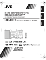 JVC SP-UXGD7 Uživatelský manuál