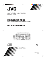 JVC MX-KB22 Uživatelský manuál