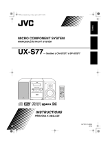 JVC SP-UXS77 Uživatelský manuál
