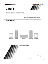 JVC SP-XF20 Uživatelský manuál